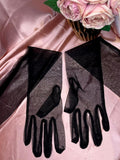 Guantes negros transparentes image 0