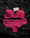 Fucsia Bra Set