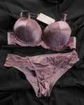 Purple Bra Set