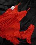 February Sexy Red Babydoll